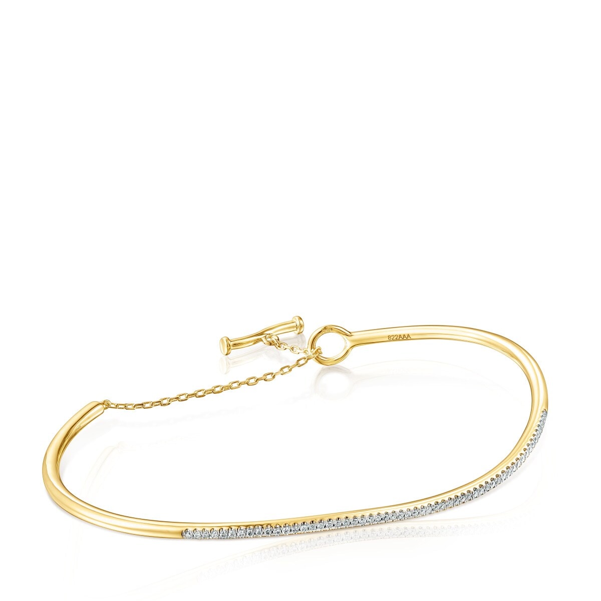 Gold Hav Bracelet with diamonds