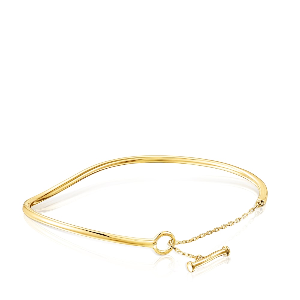 18K Solid Gold Hav Bracelet with diamonds