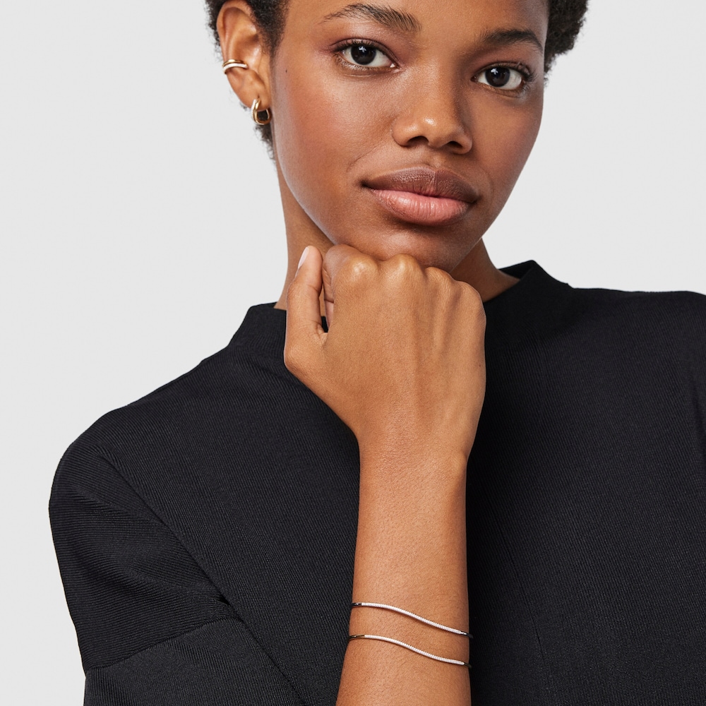 18K Solid Gold Hav Bracelet with diamonds