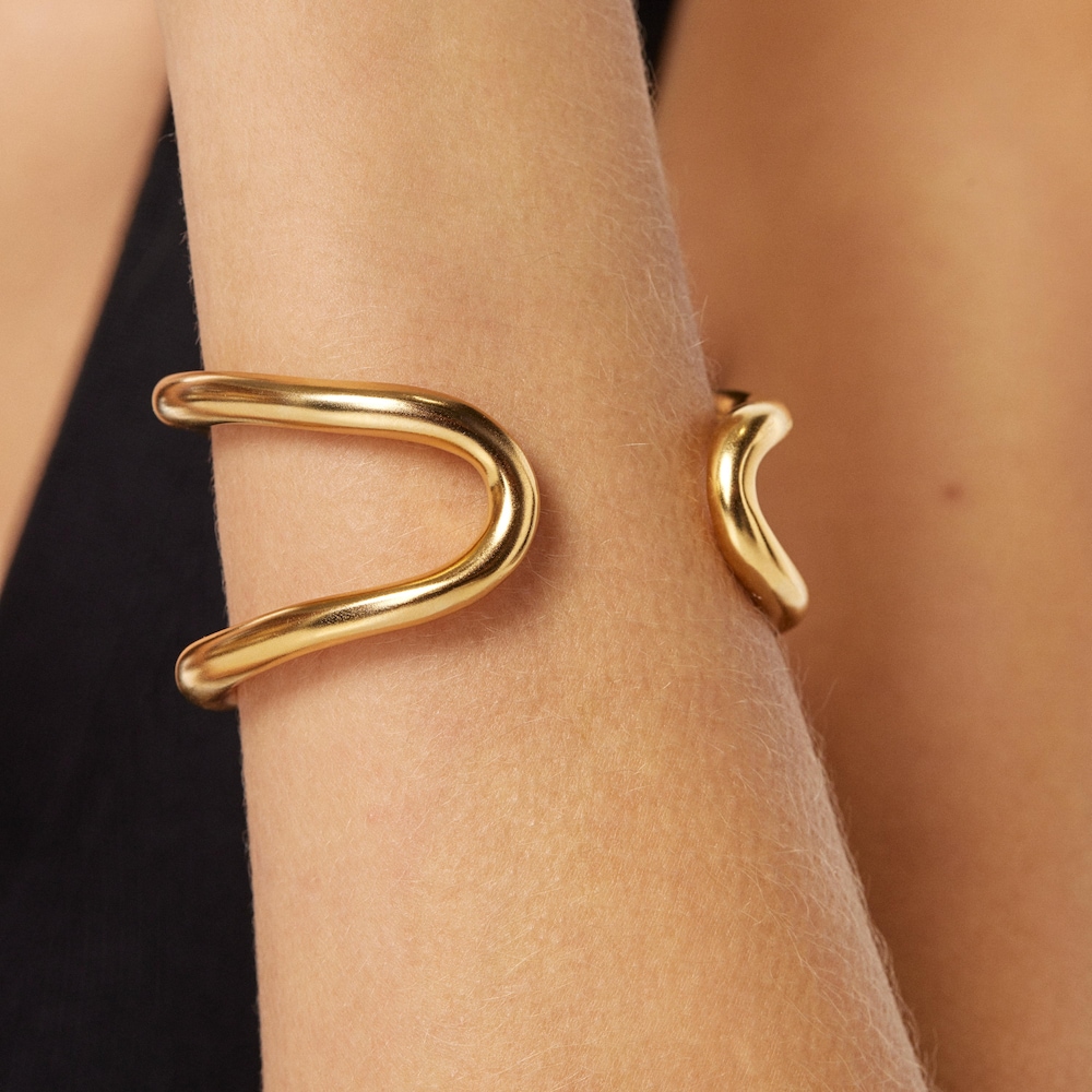Silver vermeil Hav double Bracelet