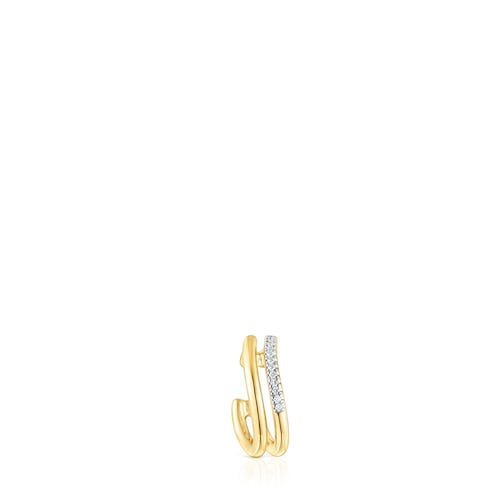 Earcuff de oro y diamantes Hav image number 0