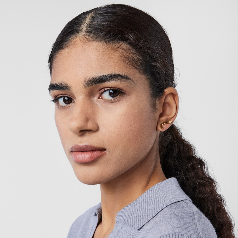 Silver vermeil Hav wave-shaped Earrings