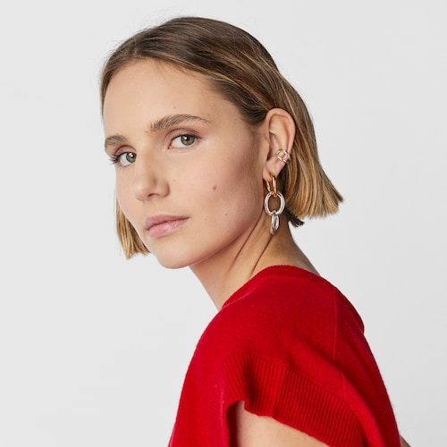 Brincos argolas Hav XL bicolor