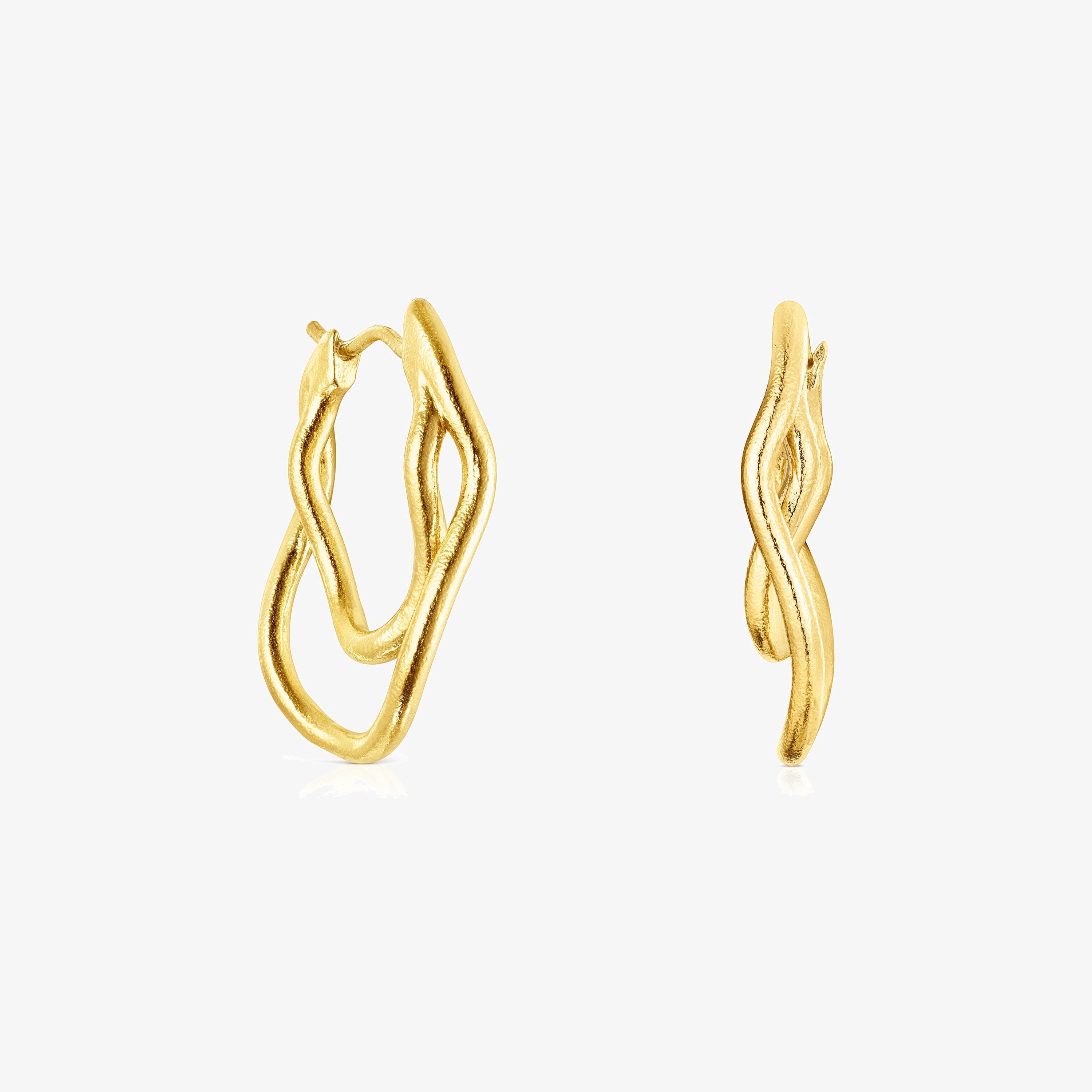 Silver vermeil Hav Earrings