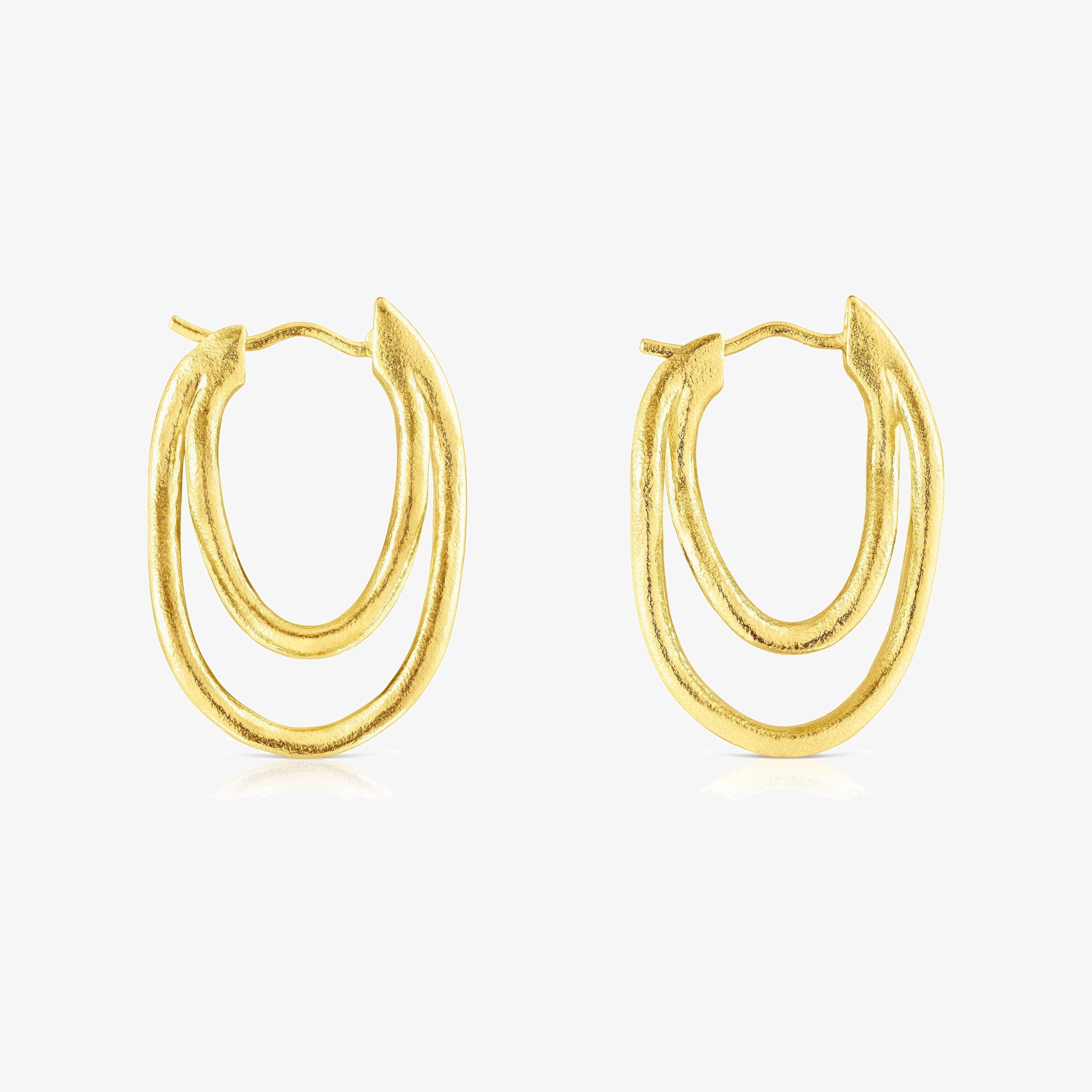 Silver vermeil Hav Earrings