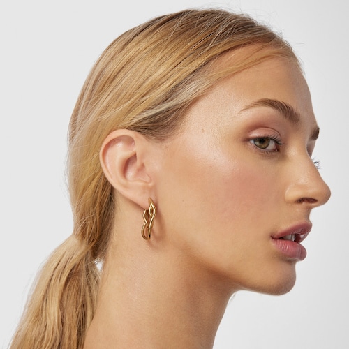 Silver vermeil Hav Earrings