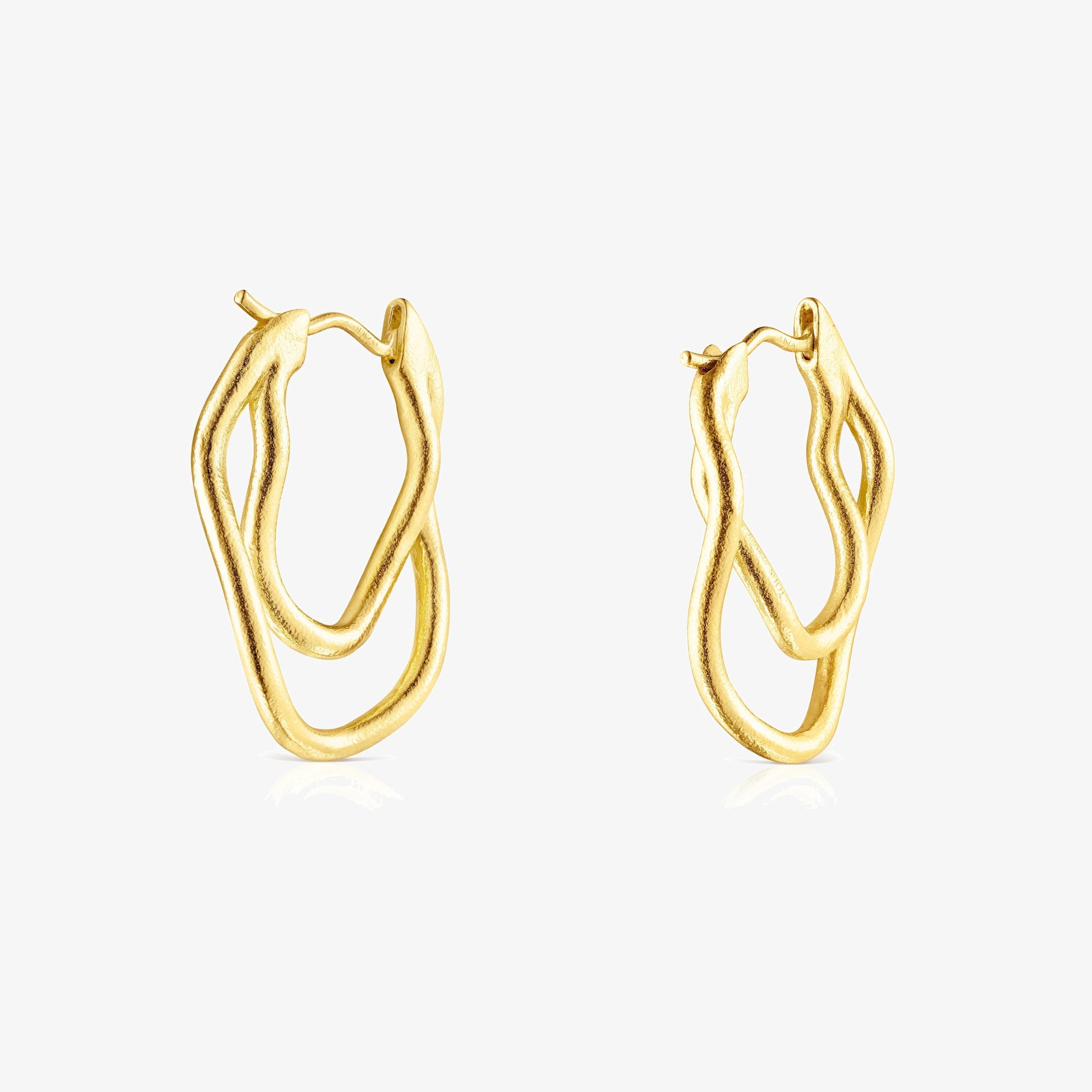 Silver vermeil Hav Earrings