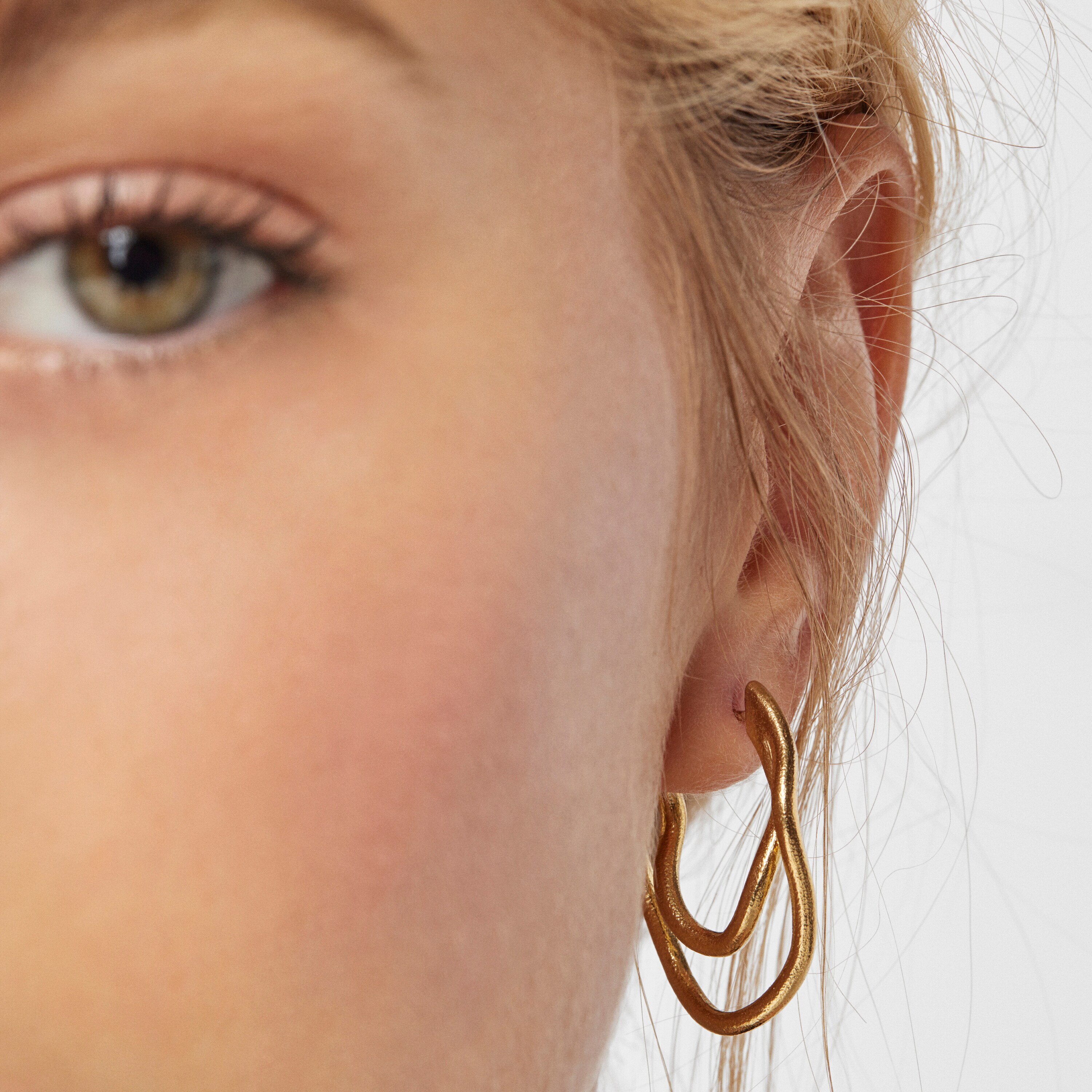Silver vermeil Hav Earrings