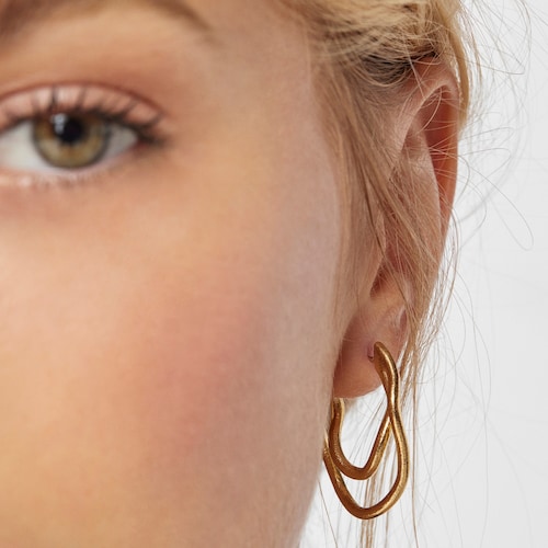 Silver vermeil Hav Earrings