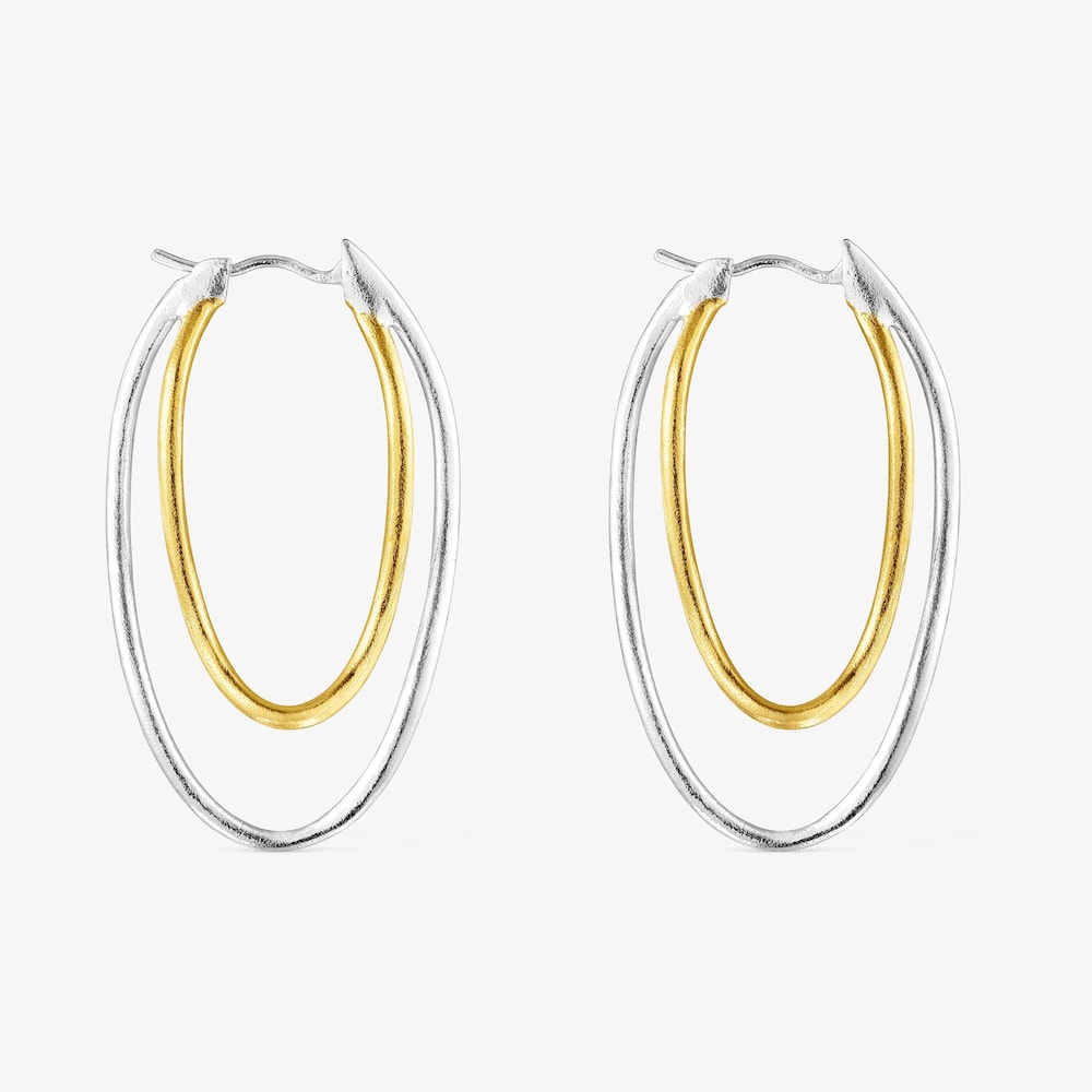 Tous Hav - Kolczyki z ż&oacute;łtego srebra Vermeil i srebra