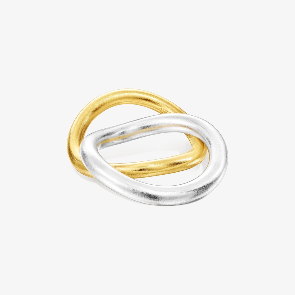 Pack de anillos Hav bicolor