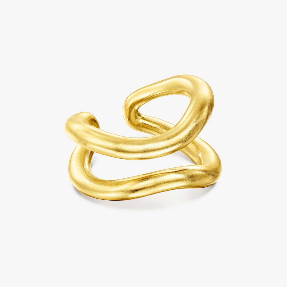 Silver vermeil Hav Ring
