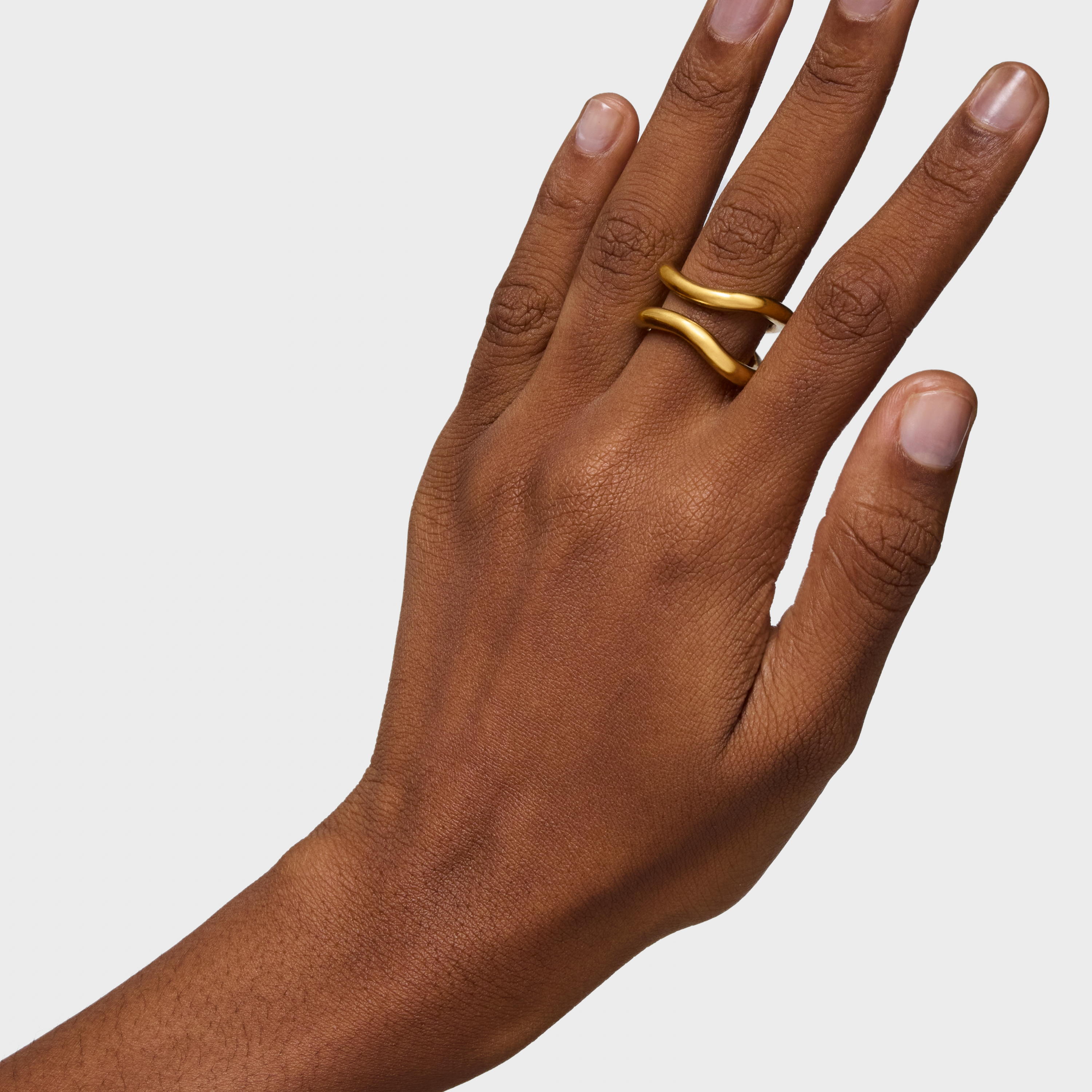 Silver vermeil Hav Ring