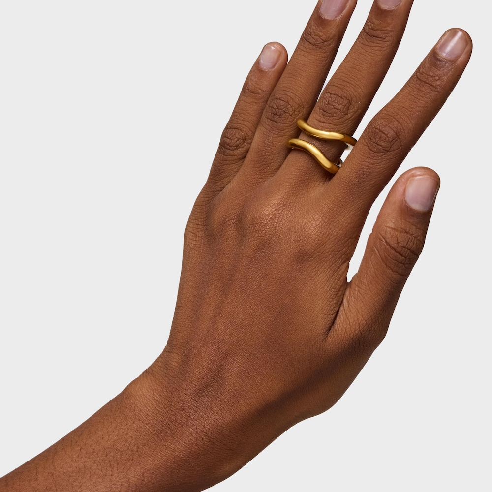 Silver vermeil Hav Ring