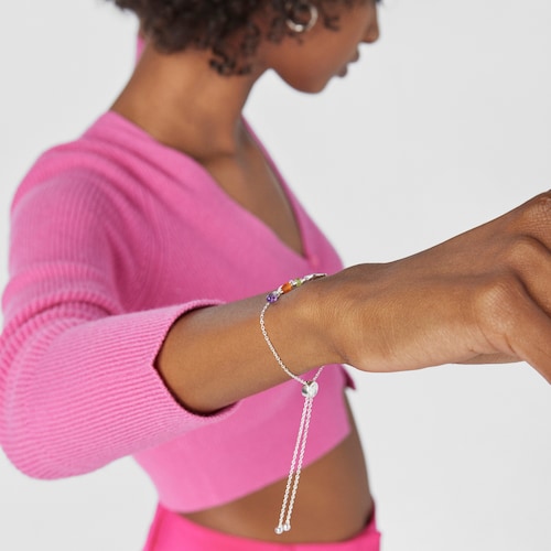 Pulsera de plata y gemas Sea Vibes