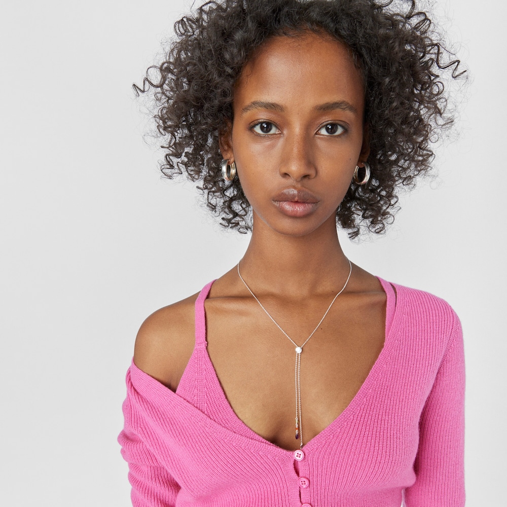 Collar de plata y gemas Sea Vibes