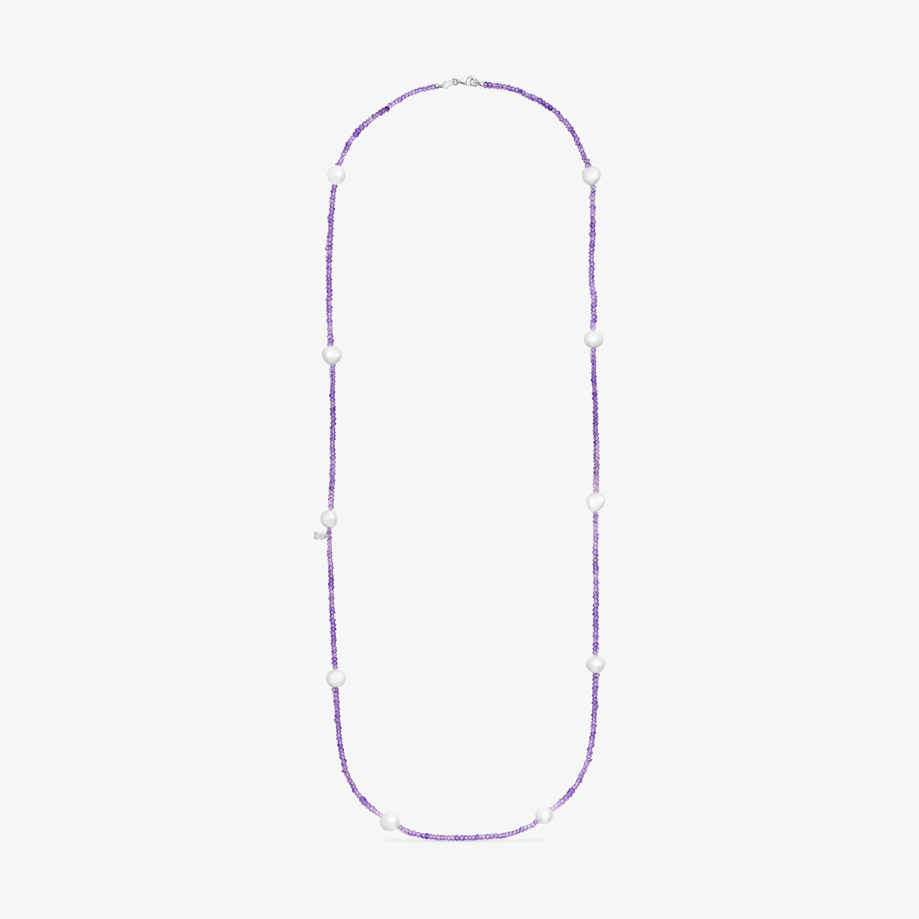 Amethyst and pearl Sea Vibes Necklace