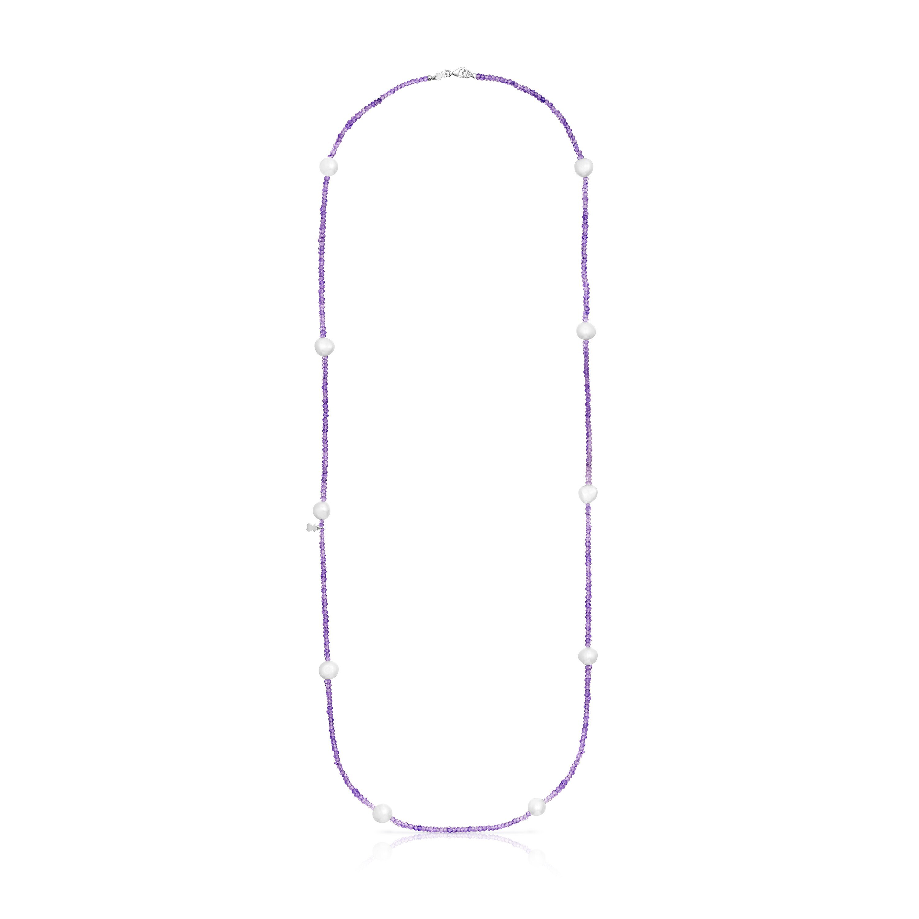 Amethyst and pearl Sea Vibes Necklace