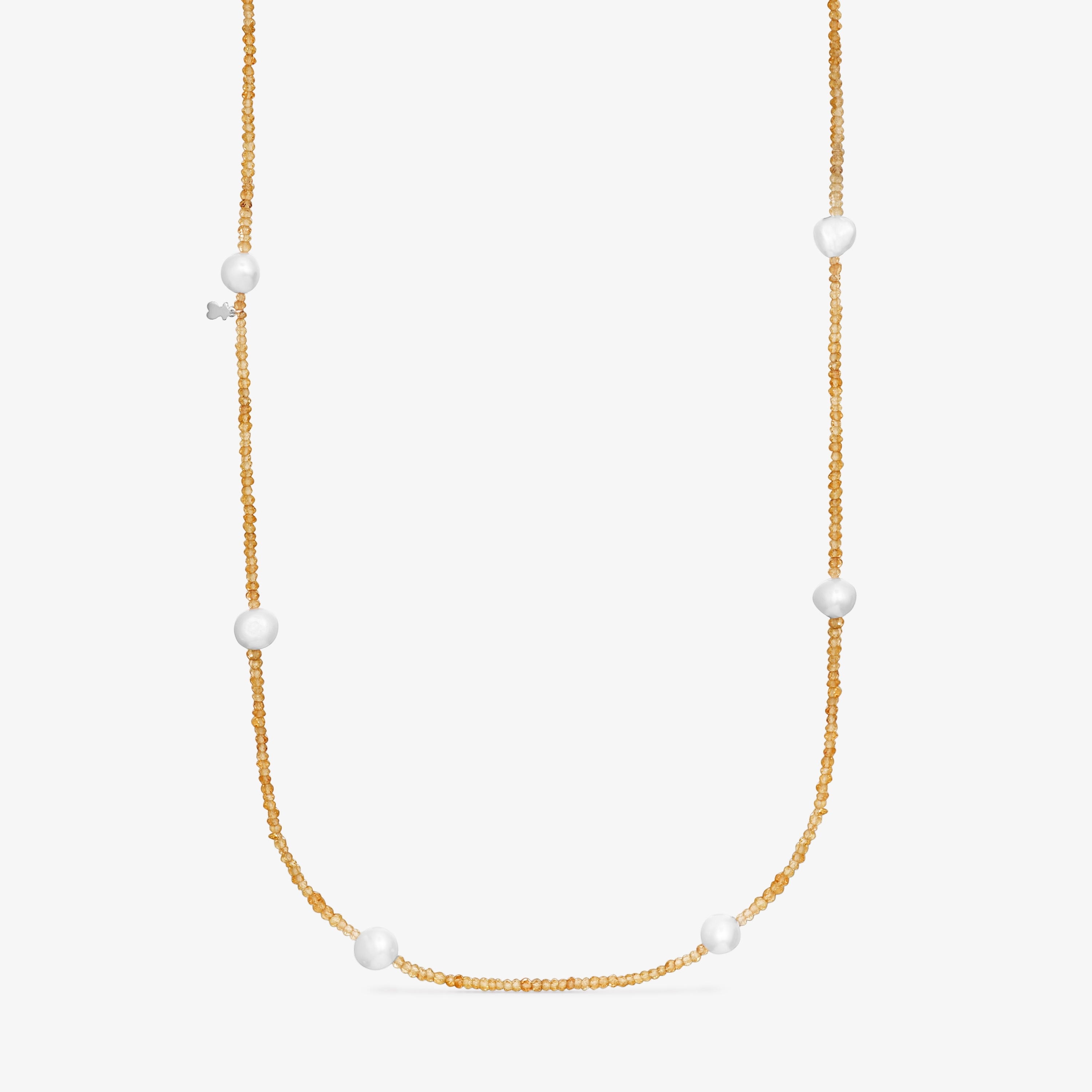 Carnelian and pearl Sea Vibes Necklace