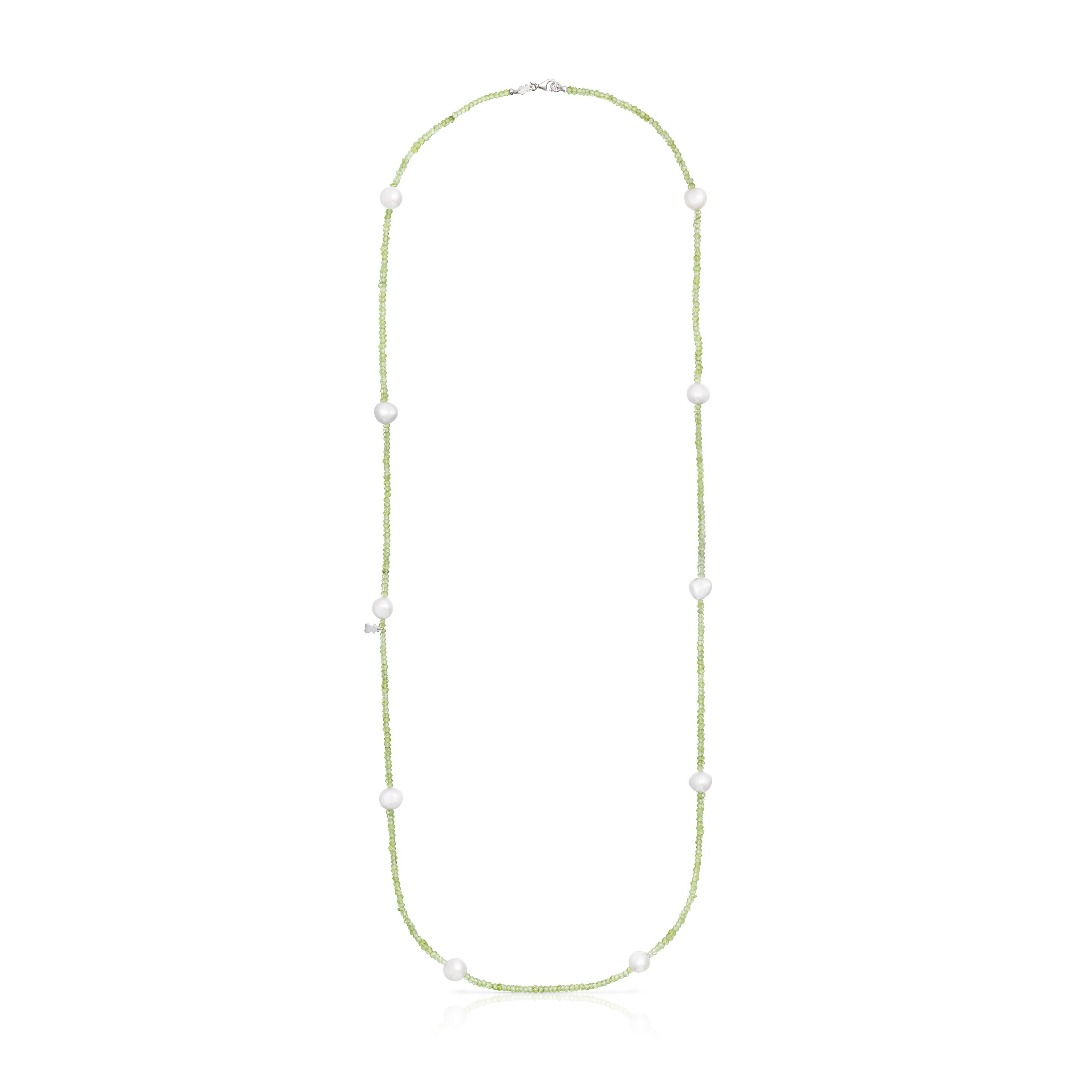 Peridot and pearl Sea Vibes Necklace