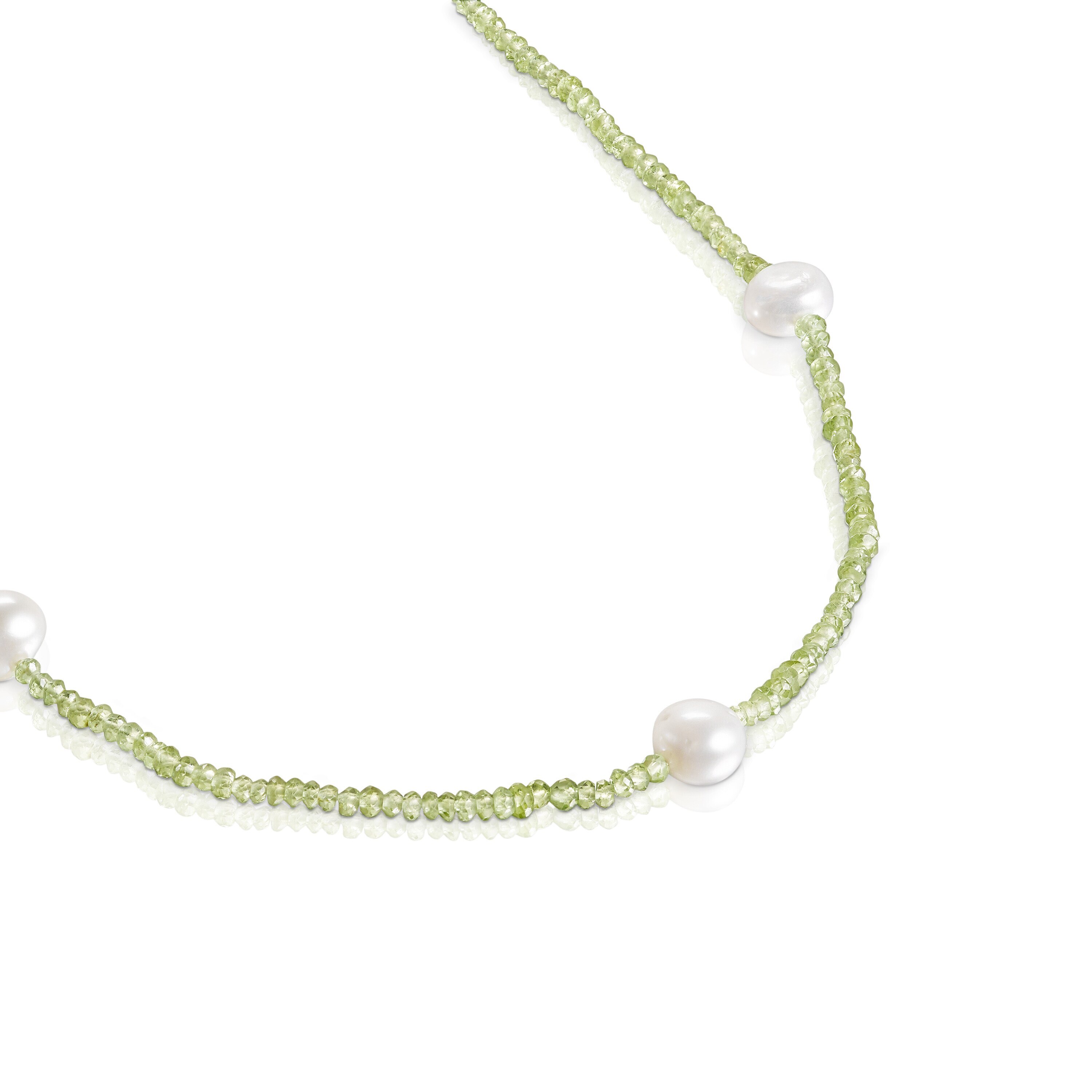 Peridot and pearl Sea Vibes Necklace