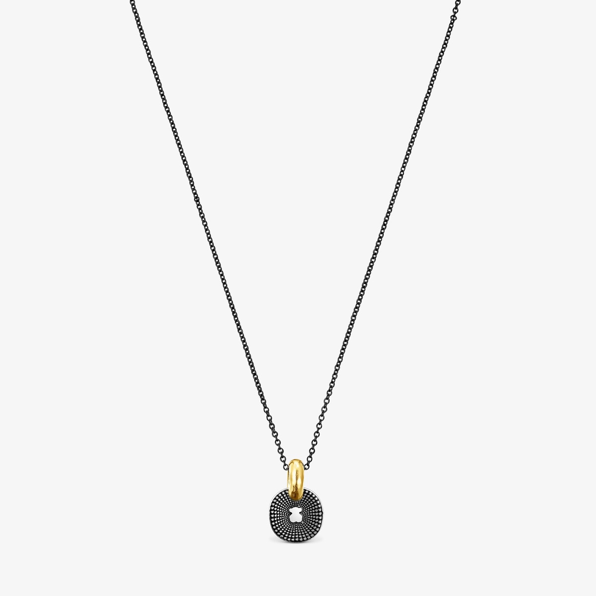 Tous - Collar Bicolor Oursin - Negro