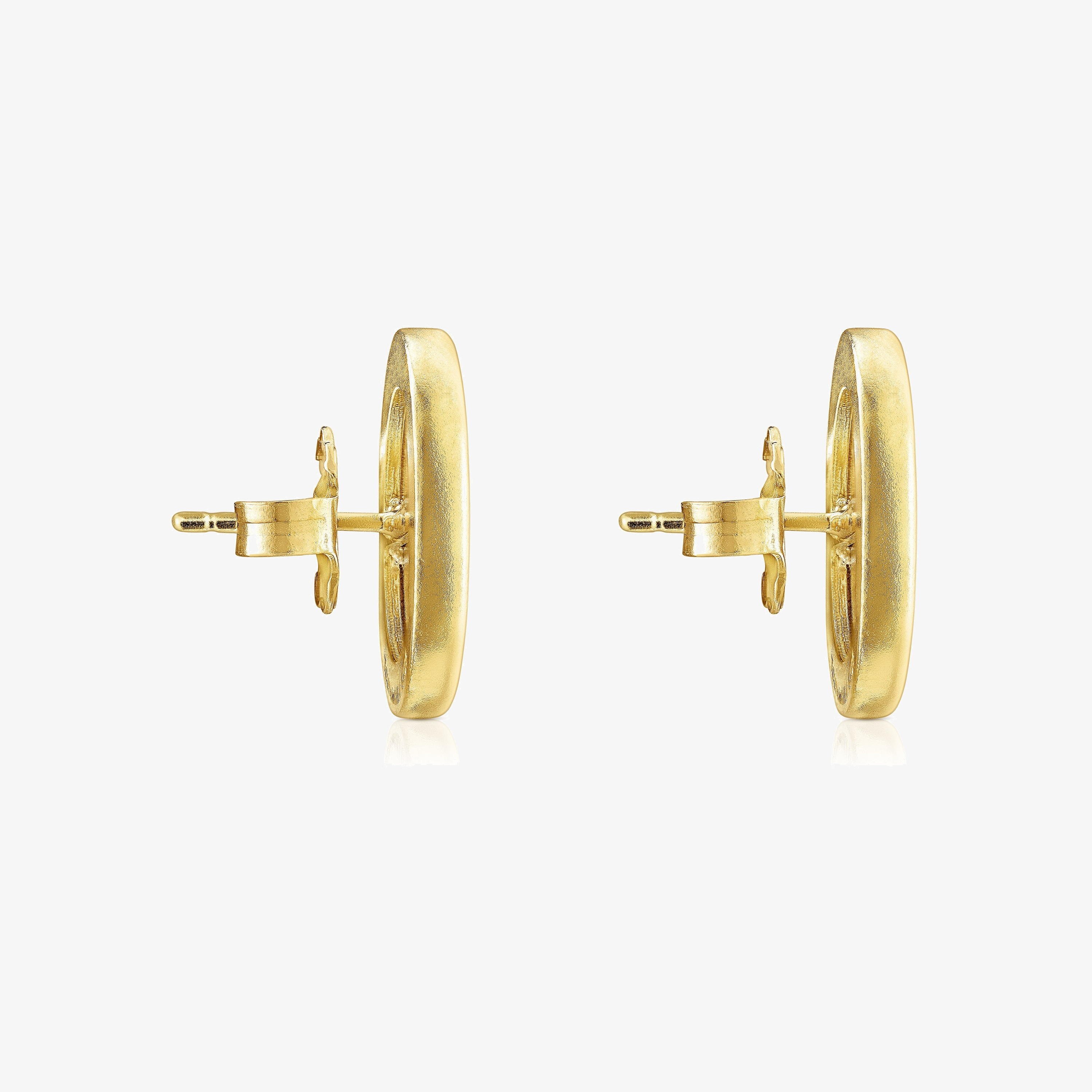 Two-tone Oursin Earrings