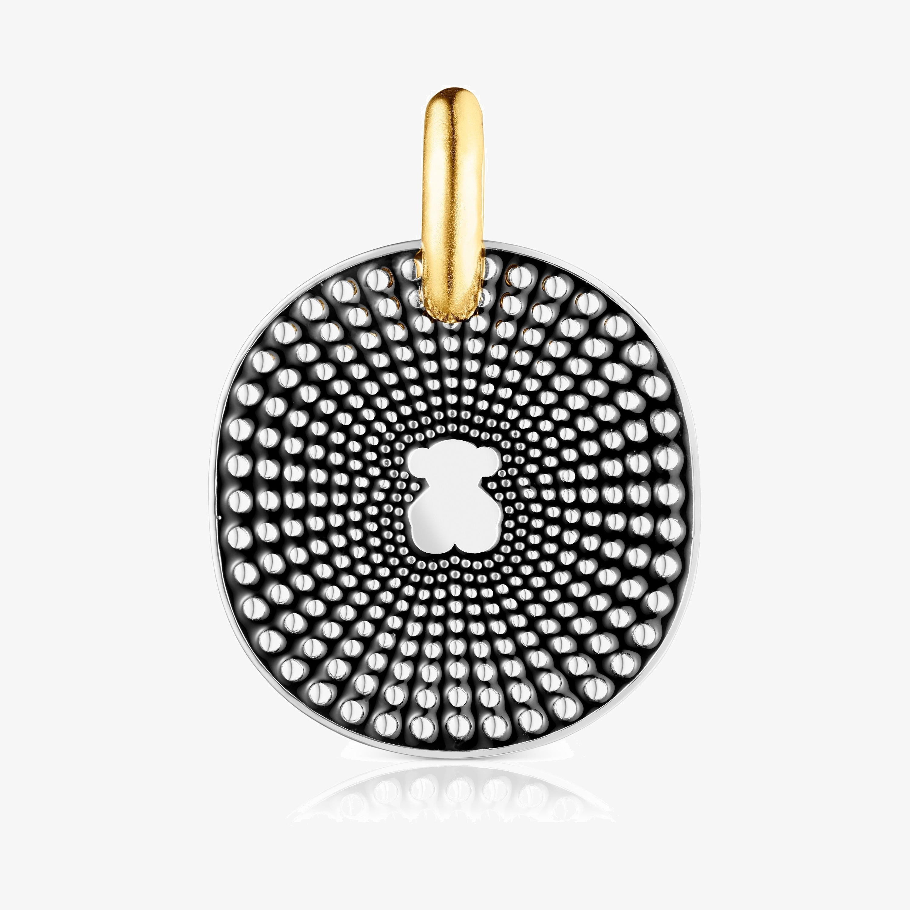 Large two-tone Oursin Pendant