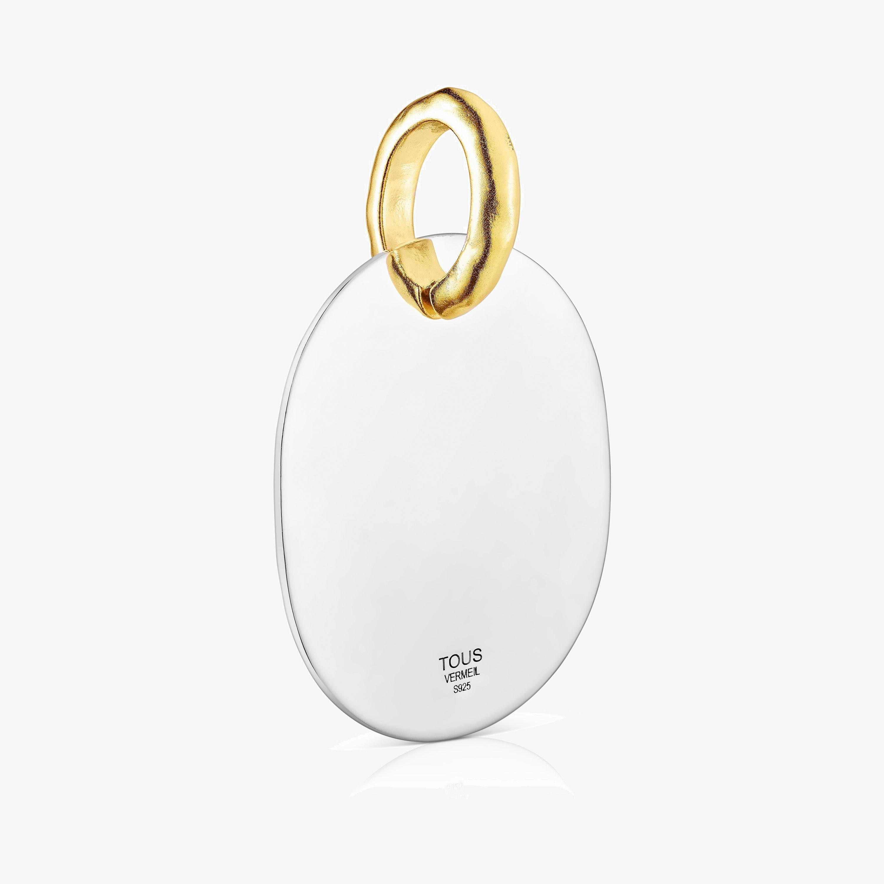 Large two-tone Oursin Pendant