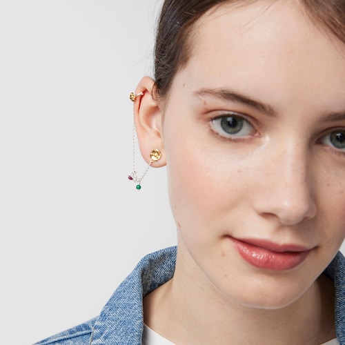 Earcuff Cachito m&iacute;o mes patrio