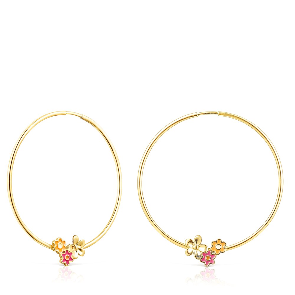 Aretes aro flores Cachito mío de mi alma image number 0