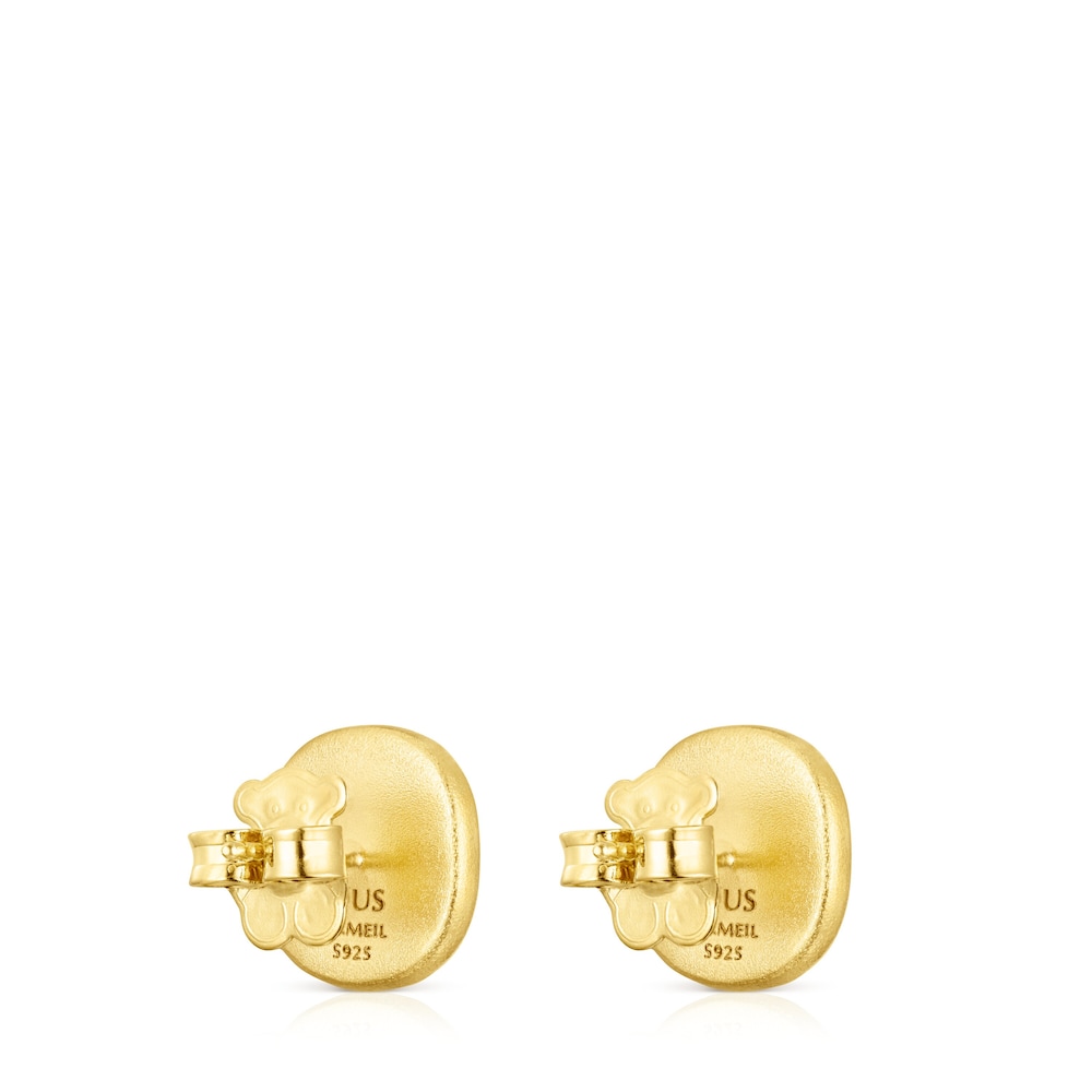 Silver vermeil Nattfall Earrings with amethyst