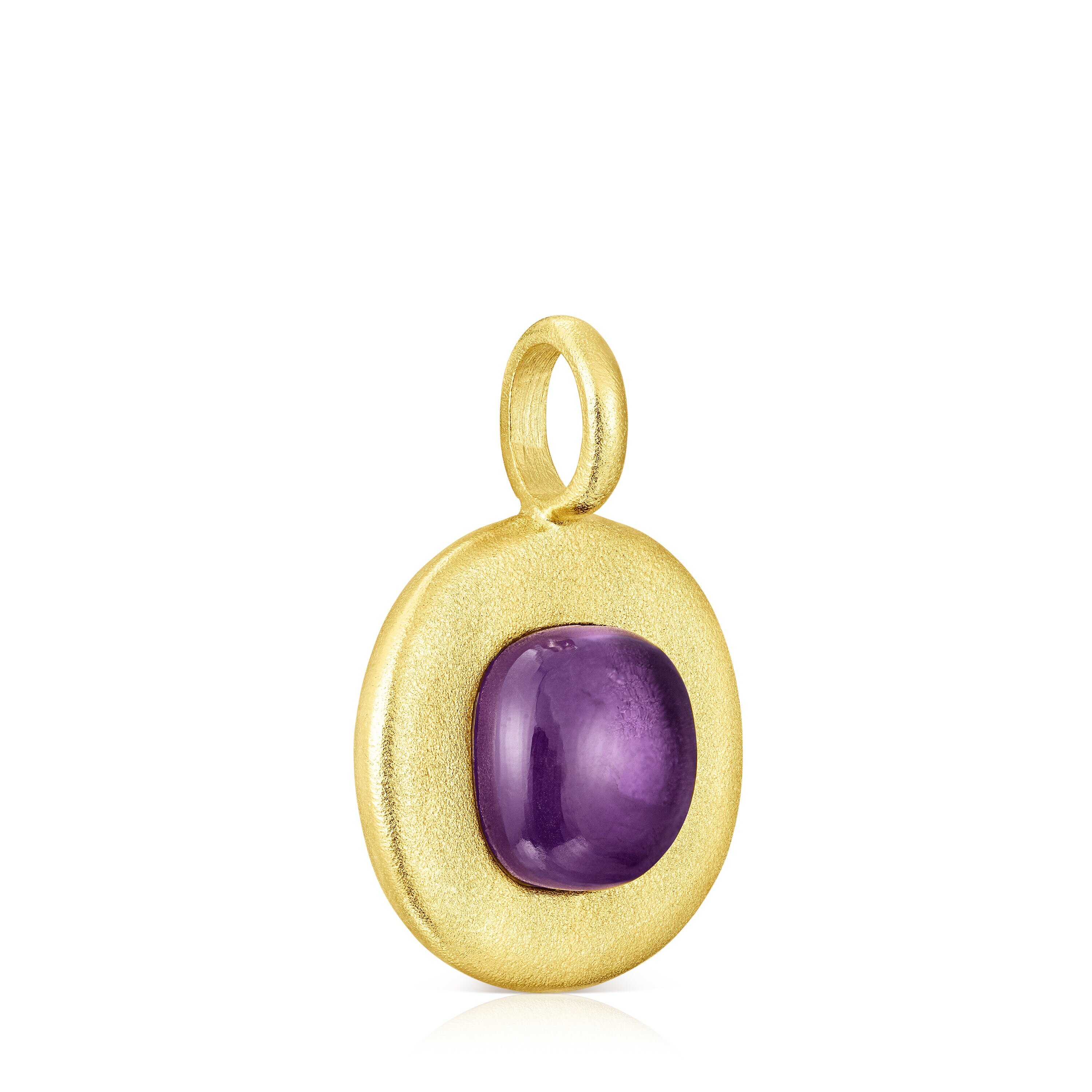 Silver vermeil Nattfall Pendant with amethyst