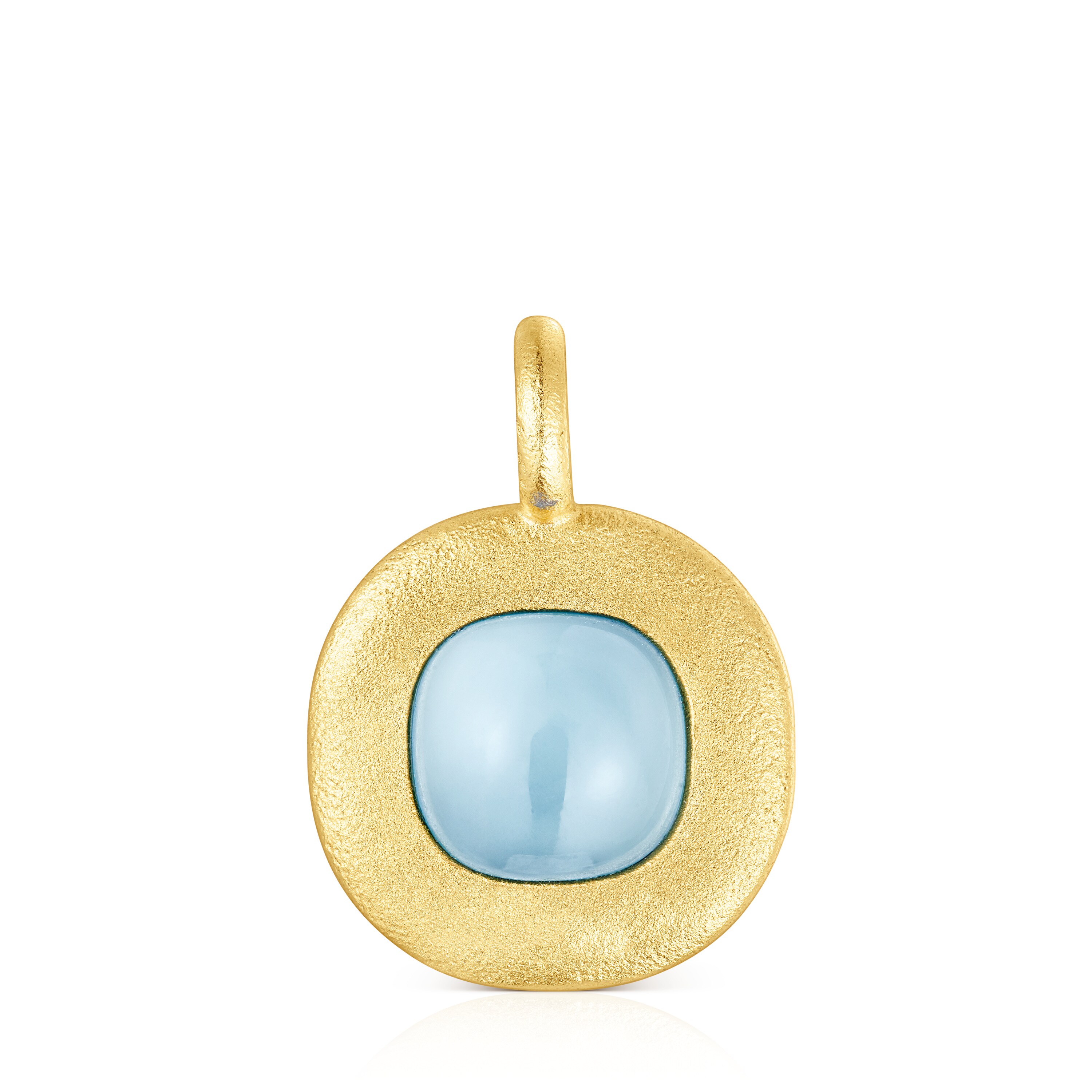 Silver vermeil Nattfall Pendant with chalcedony