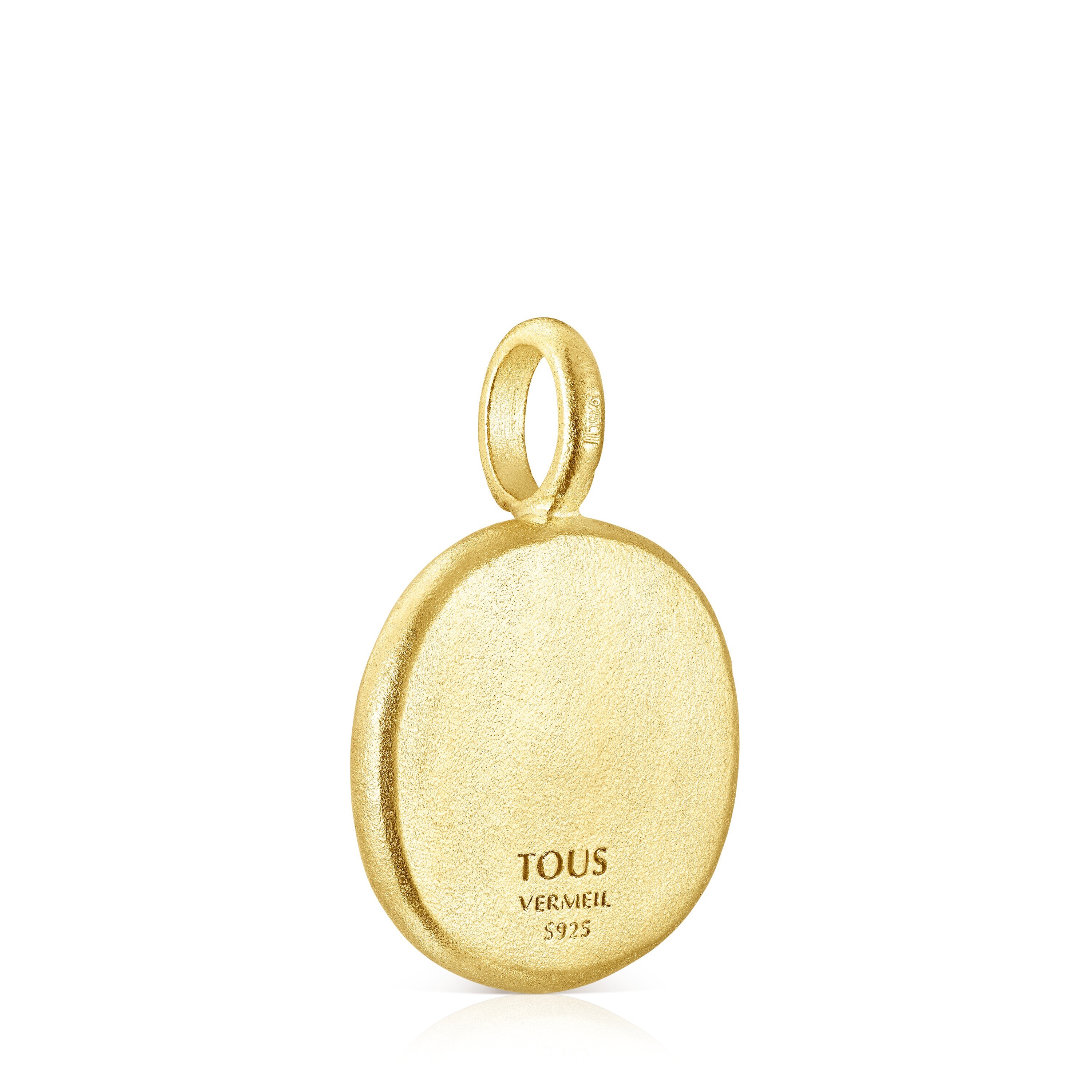 Silver vermeil Nattfall Pendant with chalcedony