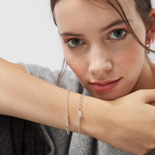 Pulsera de plata motivos Luah