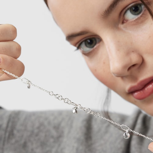 Pulsera de plata motivos Luah
