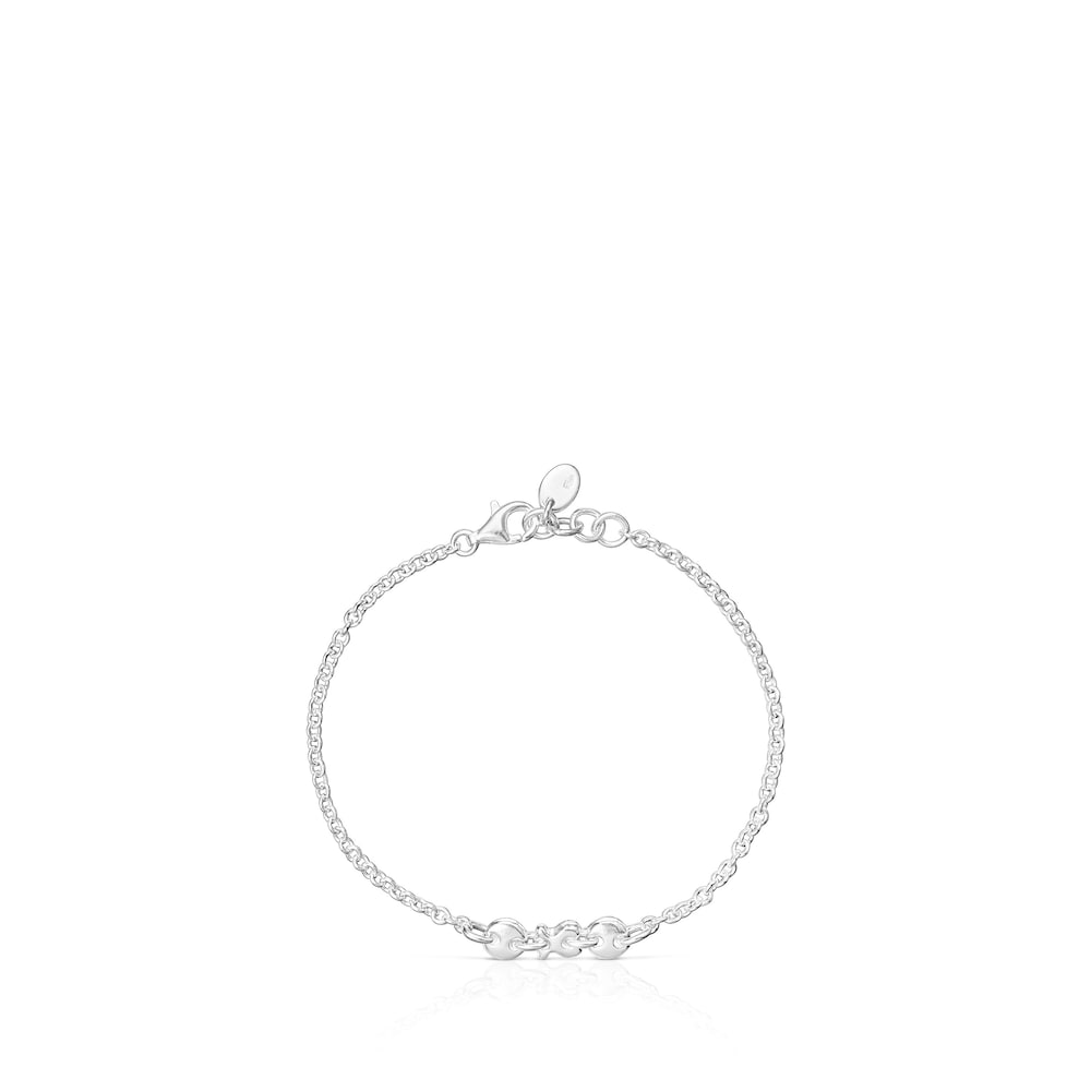 Silver Luah bear Bracelet