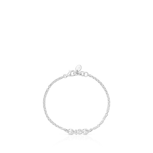 Pulsera de plata oso Luah