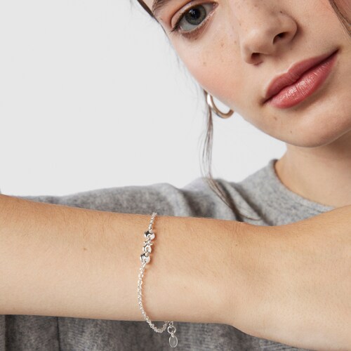 Pulsera de plata oso Luah