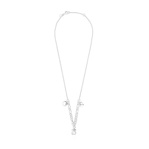 Silver Luah motif Necklace