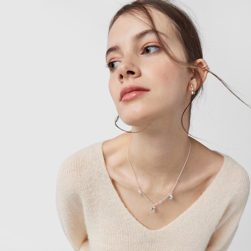 Silver Luah motif Necklace
