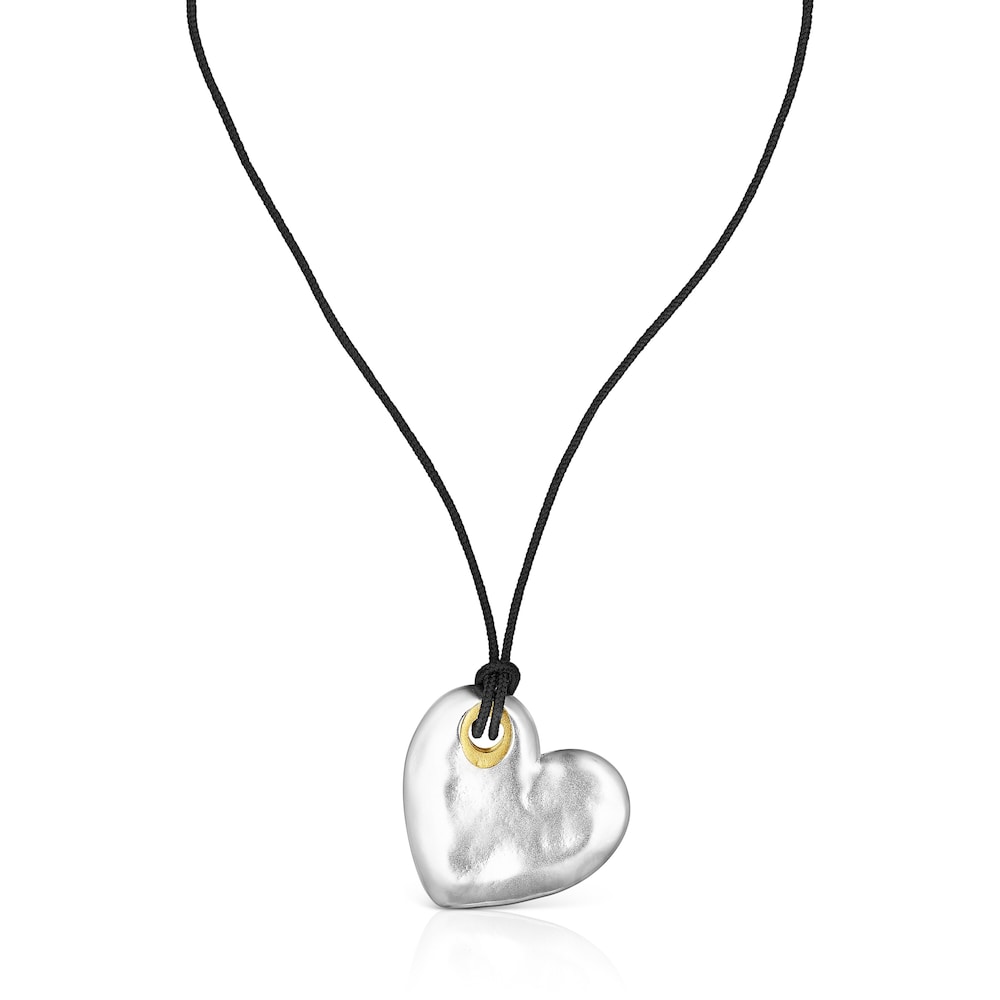 Silver Luah heart Necklace
