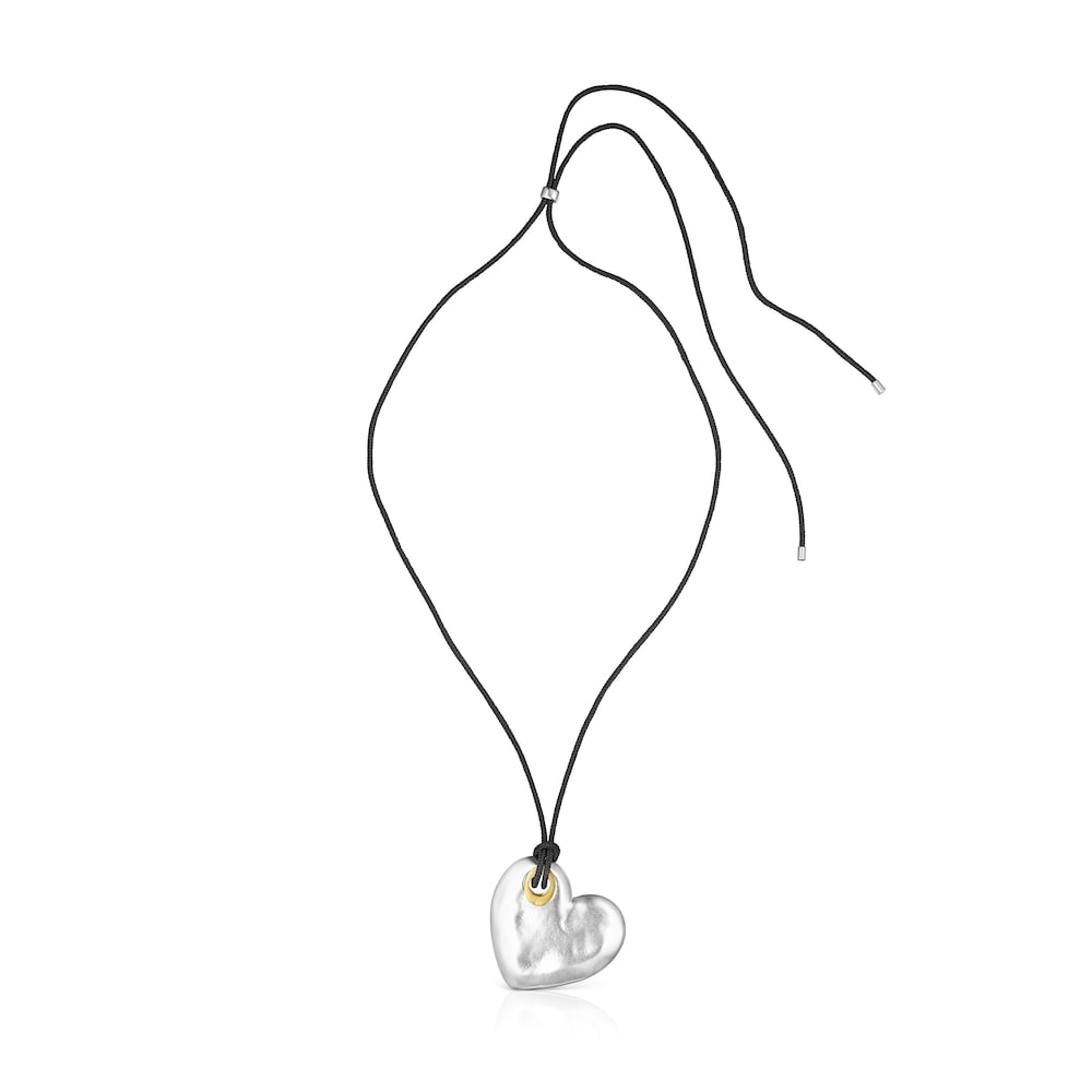 Silver Luah heart Necklace