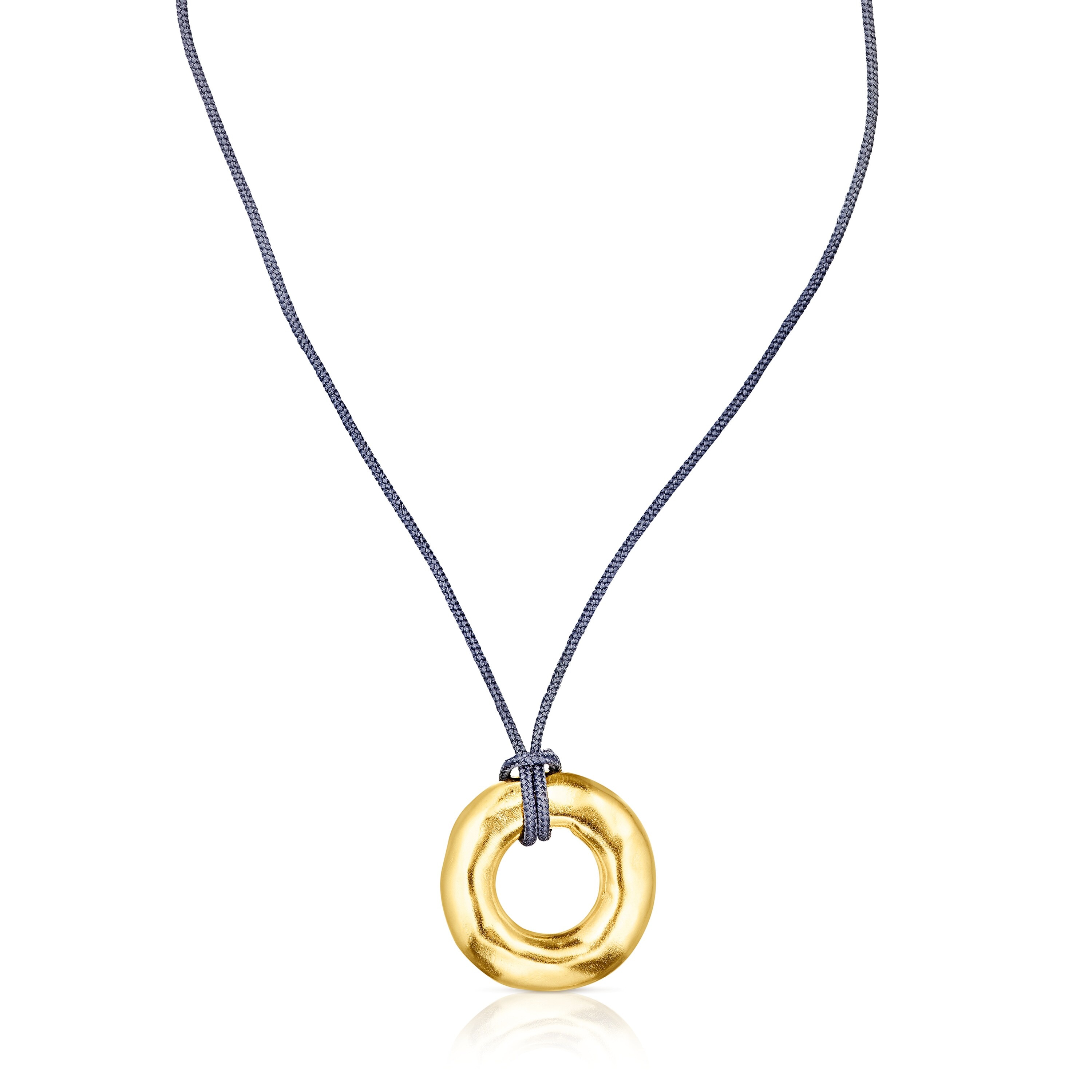 Silver vermeil Luah donut Necklace