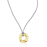 Silver vermeil Luah donut Necklace