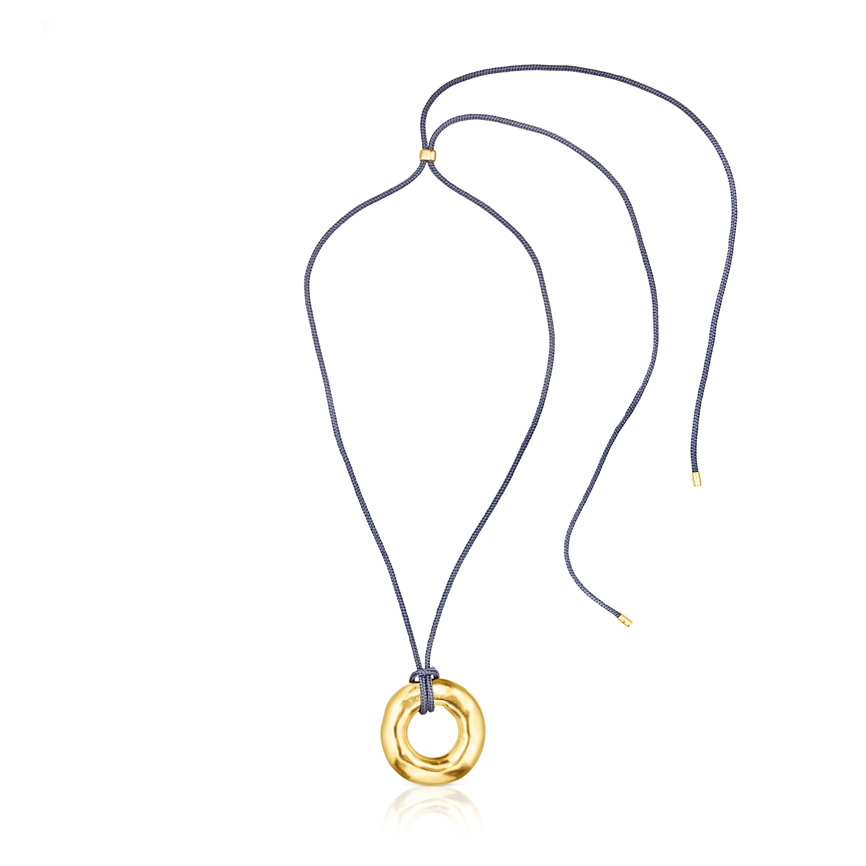 Silver vermeil Luah donut Necklace