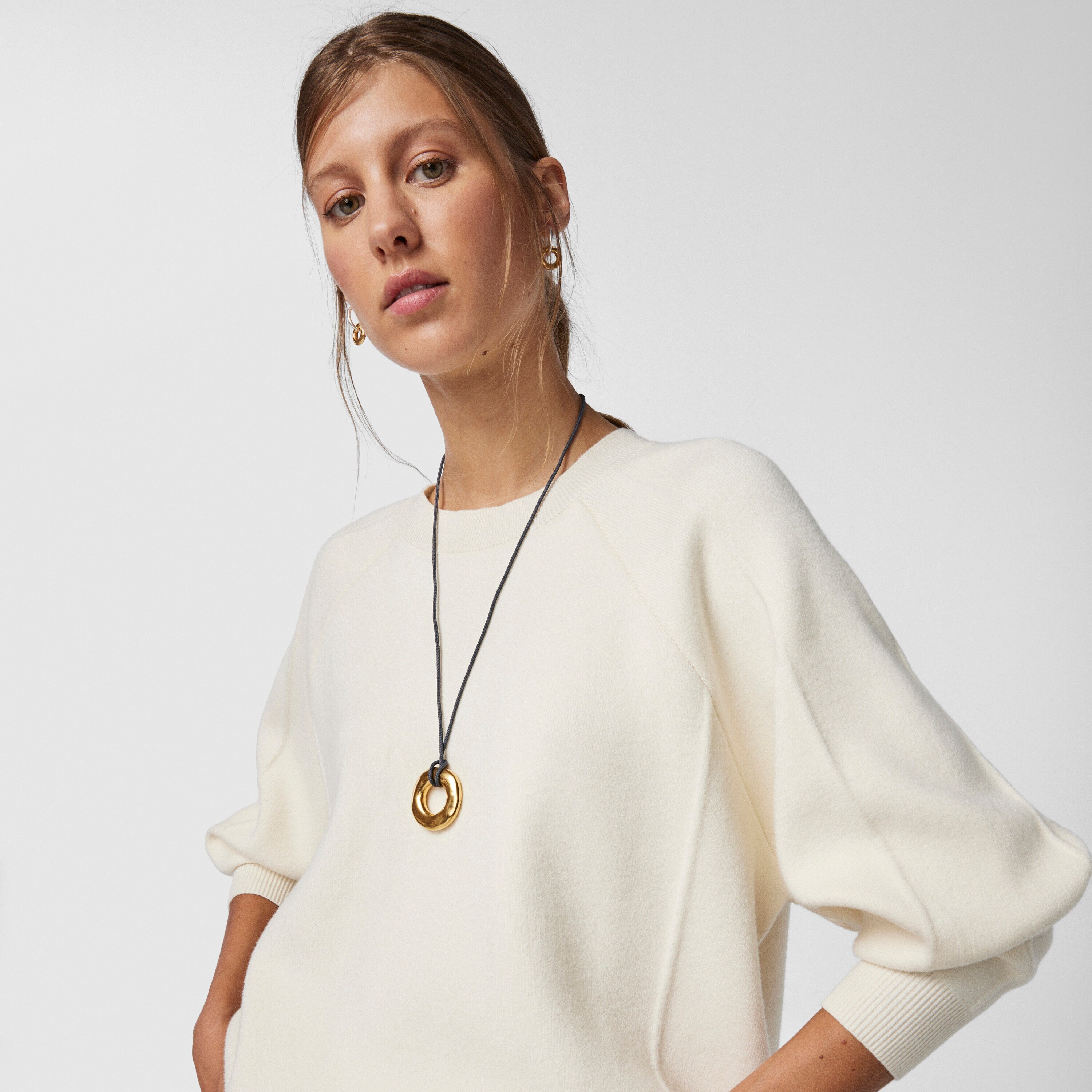 Silver vermeil Luah donut Necklace