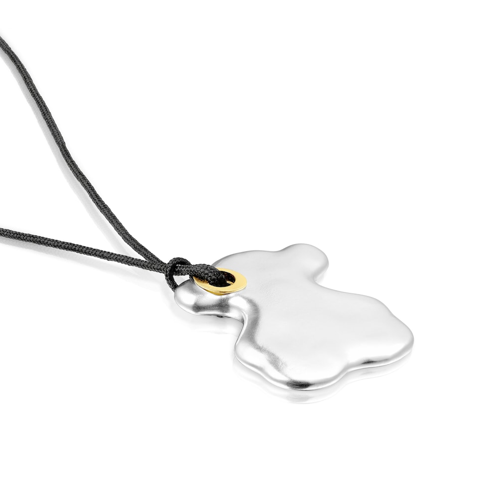 Silver Luah bear Necklace