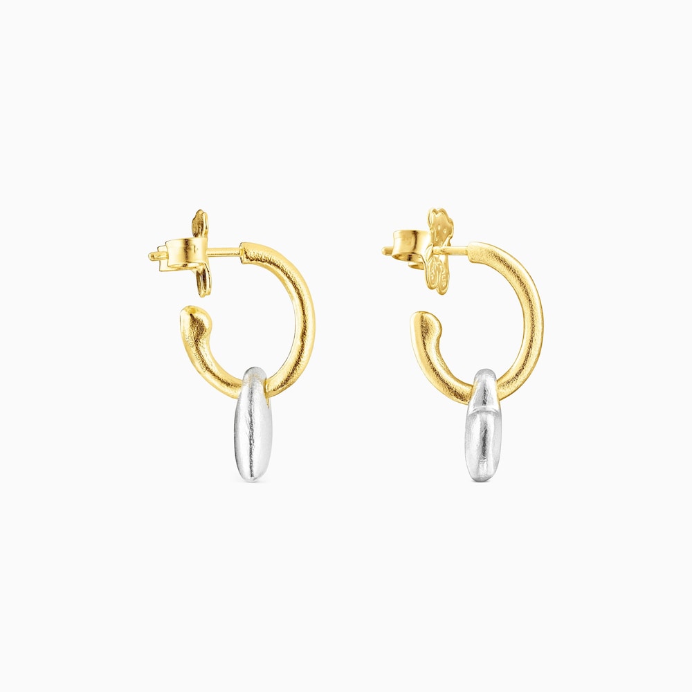 Pendientes coraz&oacute;n bicolor Luah